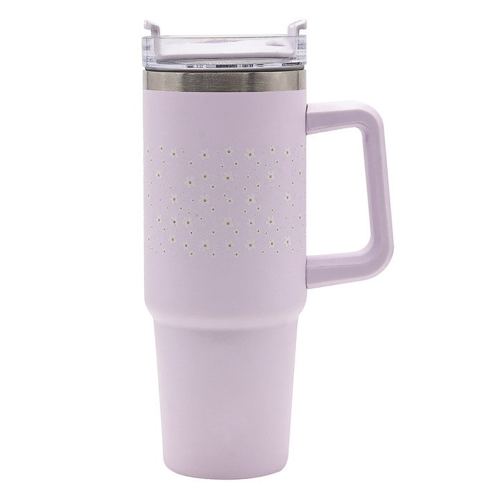 Travel Insulated Tumbler With Handle