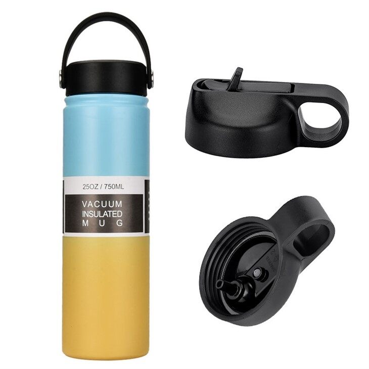 Water Bottle With Straw Lid