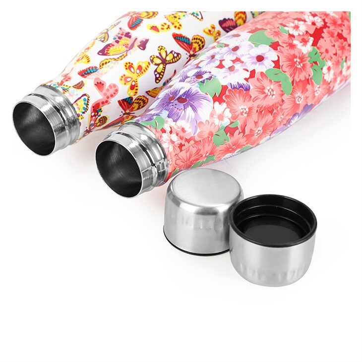 Insulated Water Bottles Camouflage Water Bottle Cup Isolated Empty Thermos