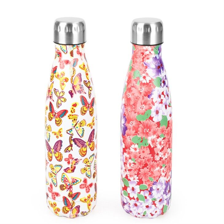 Insulated Water Bottles Camouflage Water Bottle Cup Isolated Empty Thermos