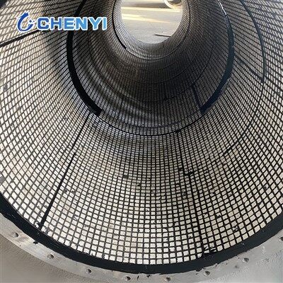 Lapisan paip alumina yang disokong getah