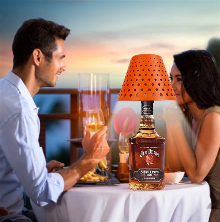 LED wine bottle light