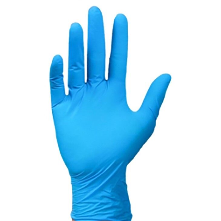 powder free blue nitrile gloves
