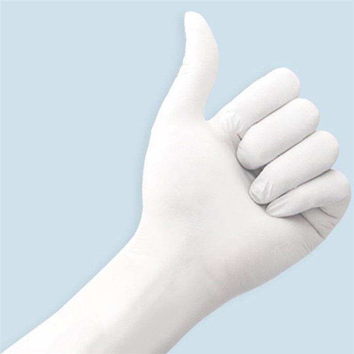 powdered latex gloves