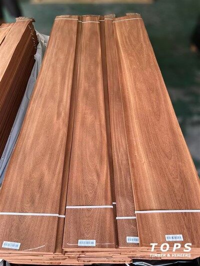 Natural Sapelli Wood Veneer Sliced Veneer factory