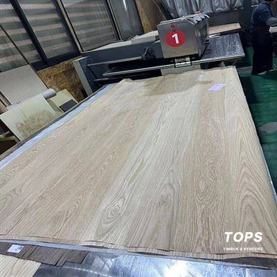 White Sliced Oak Veneer For Furniture manufacturers