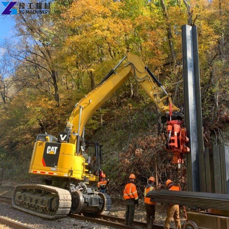 excavator-vibratory-pile-hammer