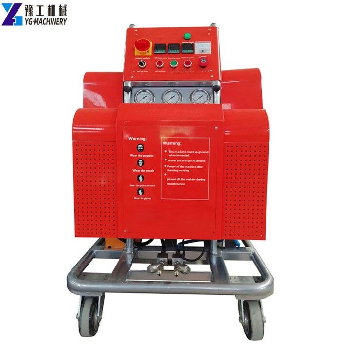 Polikarbamid spray gép