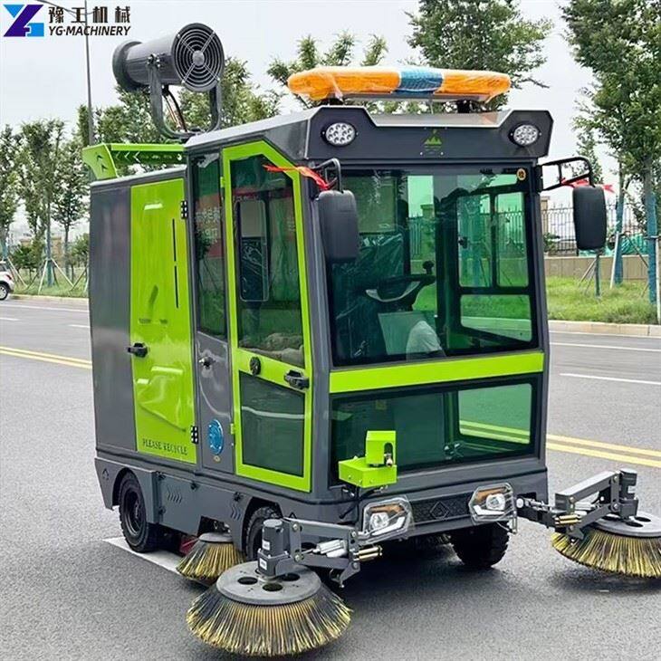 Petite machine de nettoyage des routes