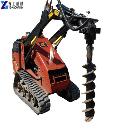 Mini Excavator Post Hole Digger