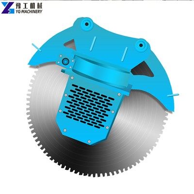 Attachement de la scie rocheuse pour l'excavatrice