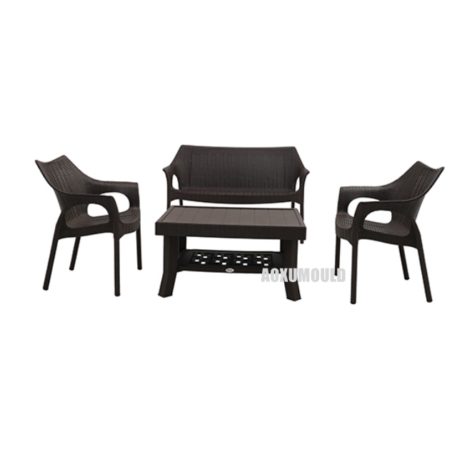 Plastic Injection Rattan Chair Mould