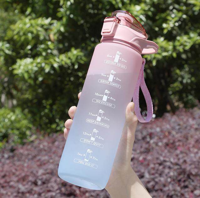 Motivational Water Bottles with Time Marker