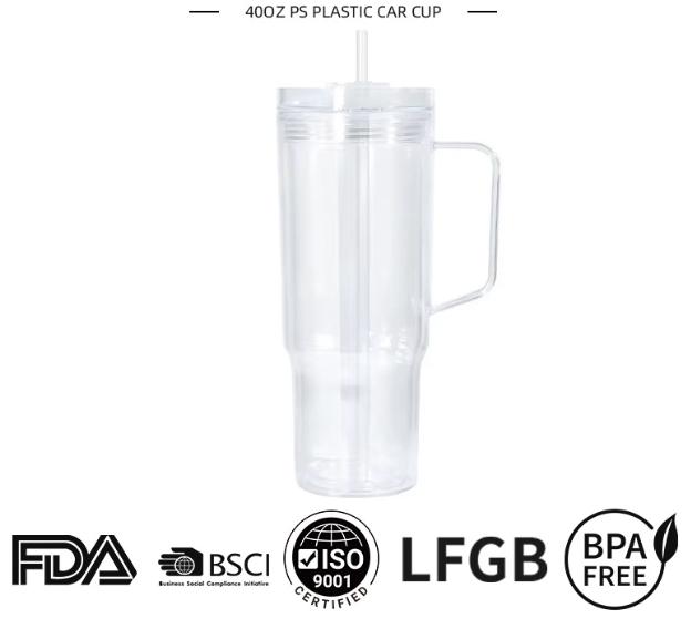 clear tumbler