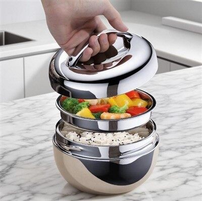 Jarra de alimentos térmicos alimentares