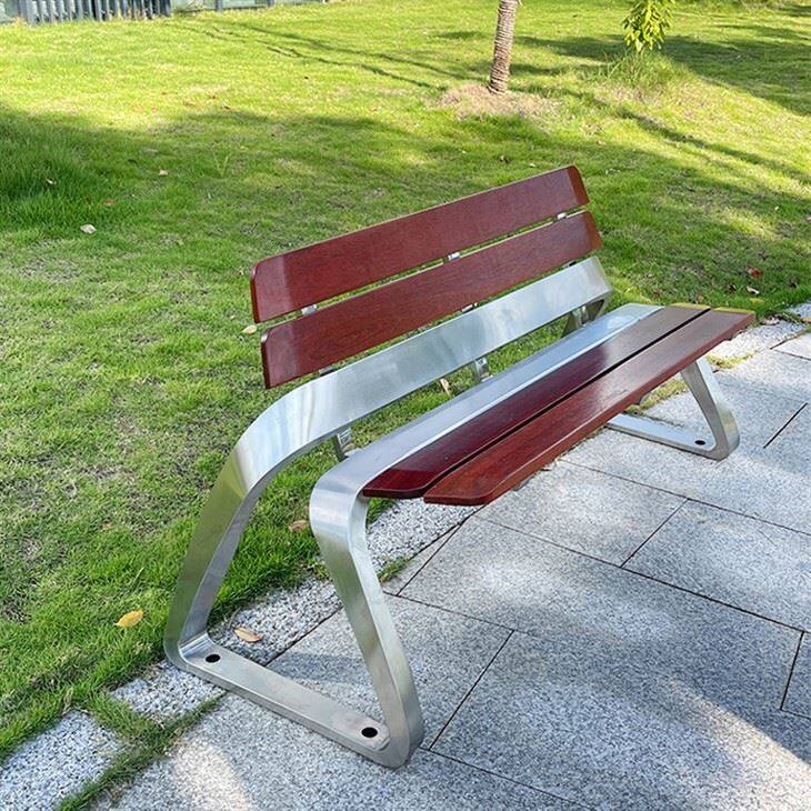 Stainless Steel Wooden Slatted Park Chairs best