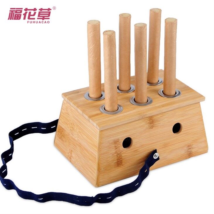 Single Hole Bamboo Moxa Box suppliers