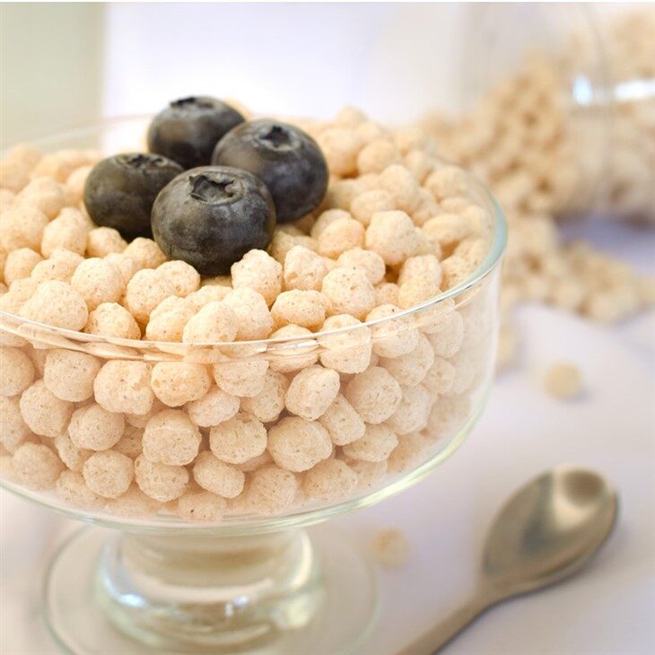 puffed Brown Rye Cereal Ball_