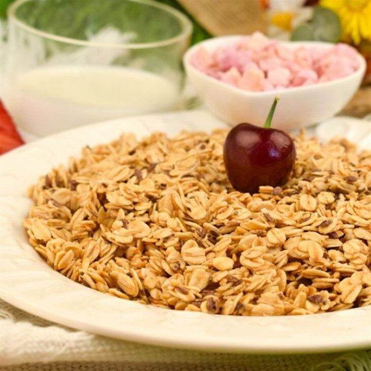 Jasmine Peach baked oatmeal