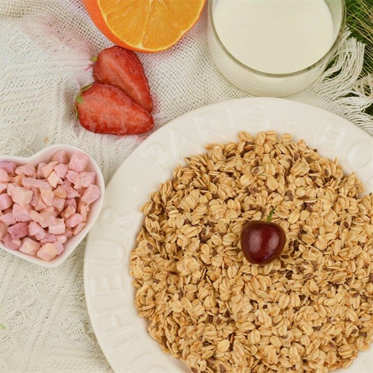 Jasmine Peach baked oats