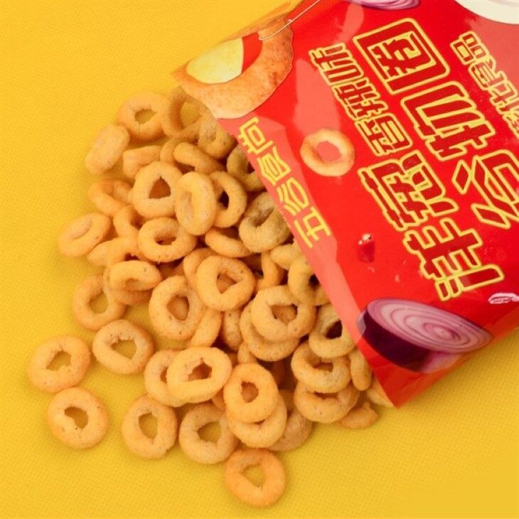 spicy onion ring chips