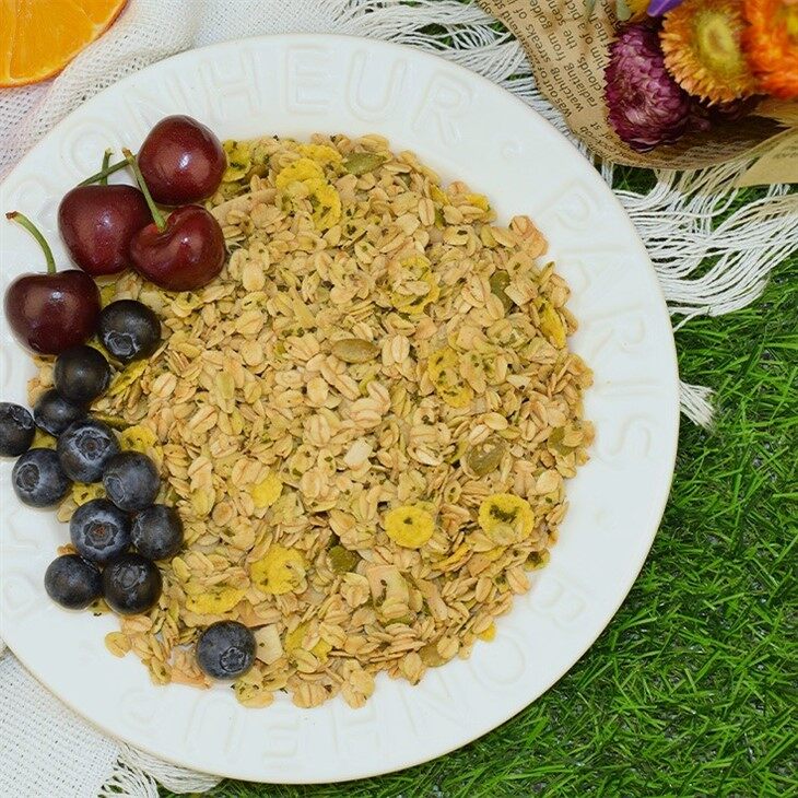 Peach Oolong pumpkin baked oatmeal