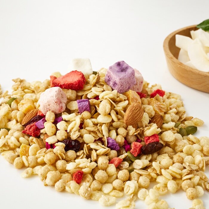 Yogurt Fruit Crispy Granola