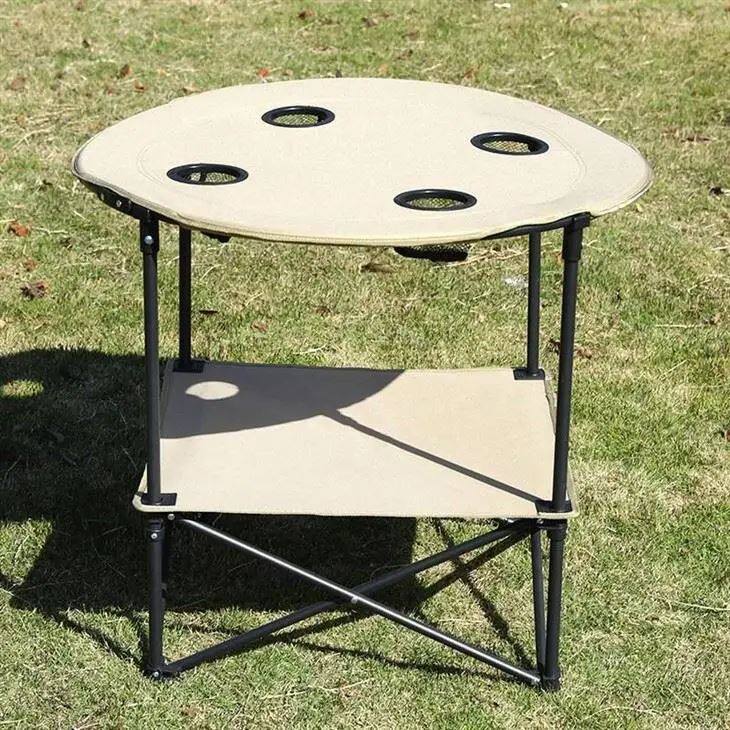 Round Outdoor Folding Table factory