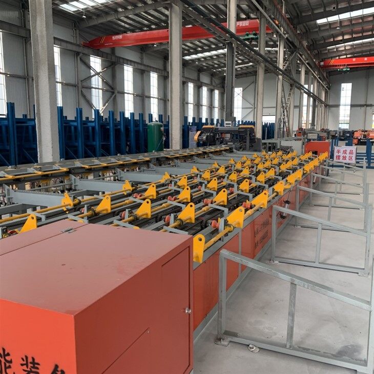 Complete Steel Bar Threading Production Line factory