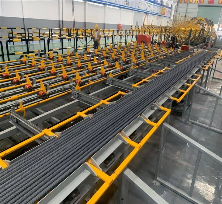 Automatic Steel Bar Sawing Threading Line