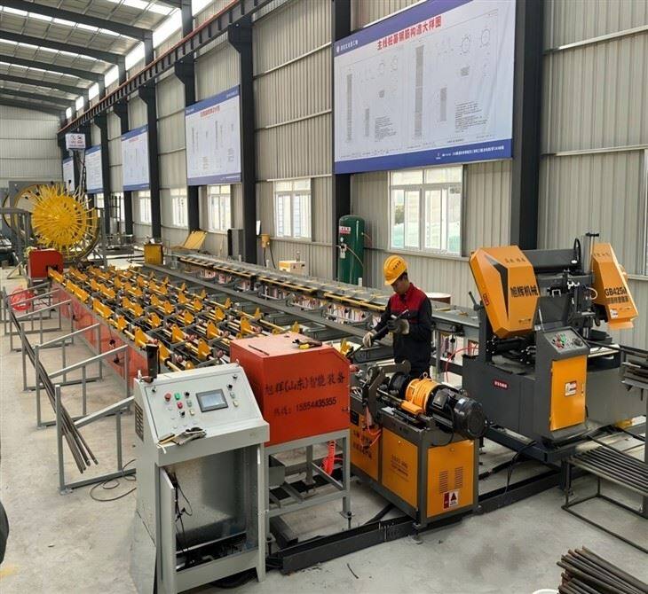 Integrated Steel Bar Cutting Thread Grinding Line