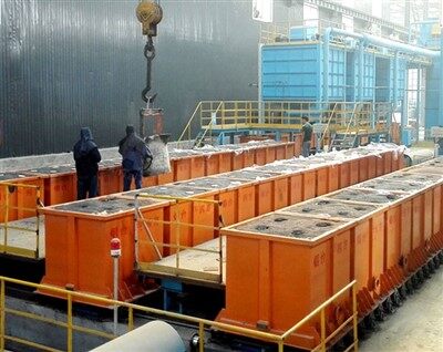 V-method liejimo linija