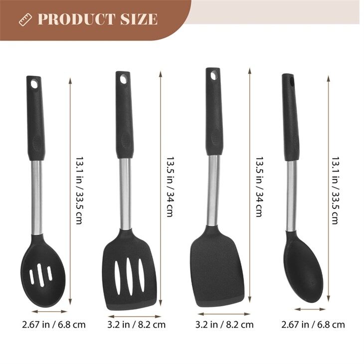 4Pcs Silicone Kitchen Utensil Set suppliers