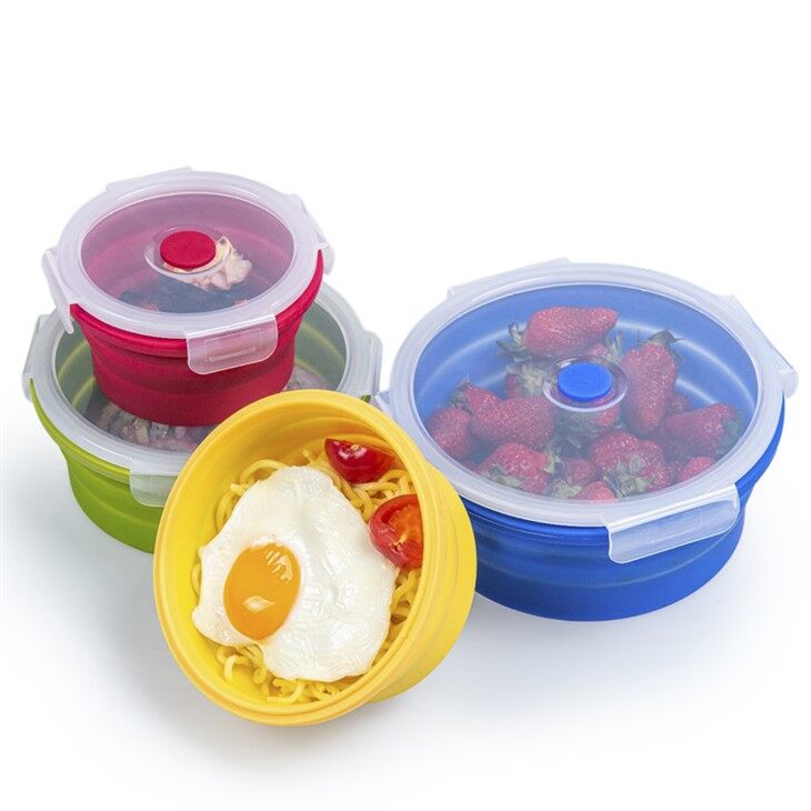 Round Silicone Lunch Box suppliers
