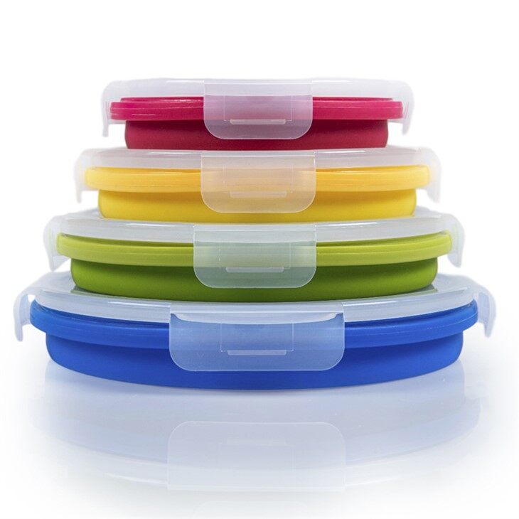 Round Silicone Lunch Box high quality