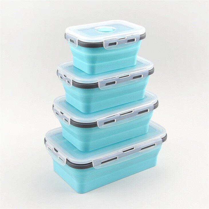 Square Silicone Lunch Box factory