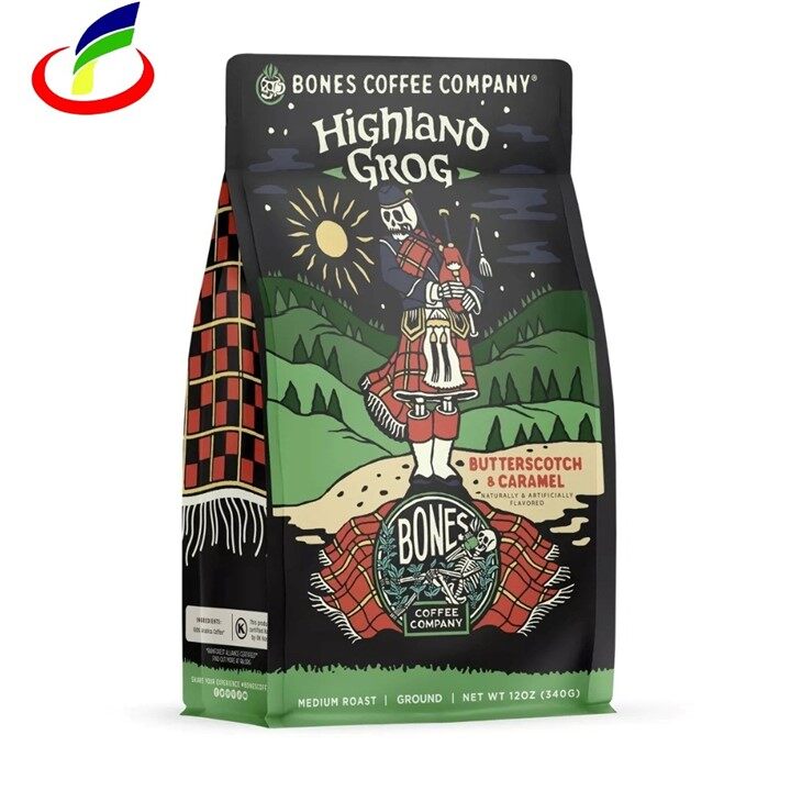 Coffee Bags With Valve And Zipper factory