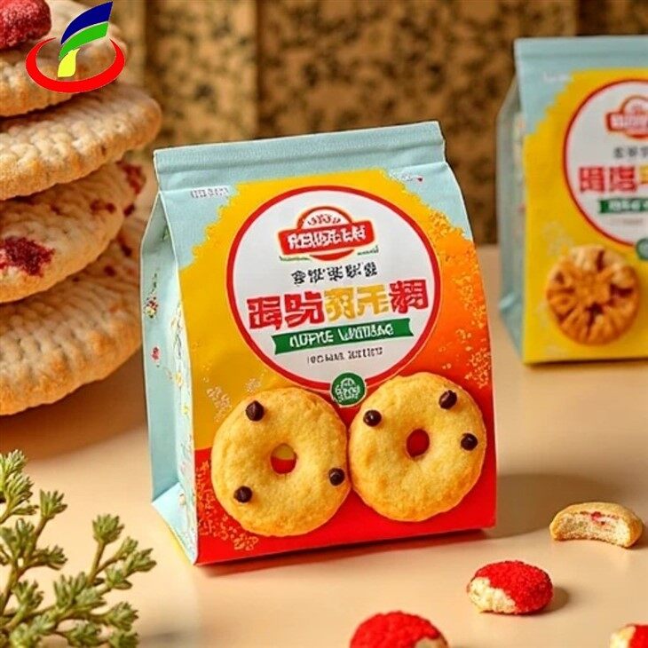 Flat Bottom Pouch With Zipper For Crackers high quality