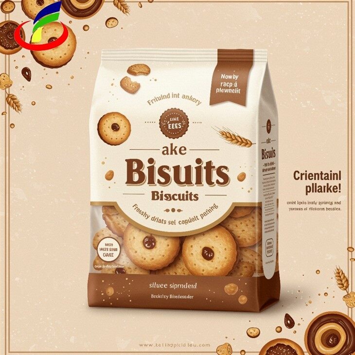 Flat Bottom Pouch With Zipper For Crackers factory