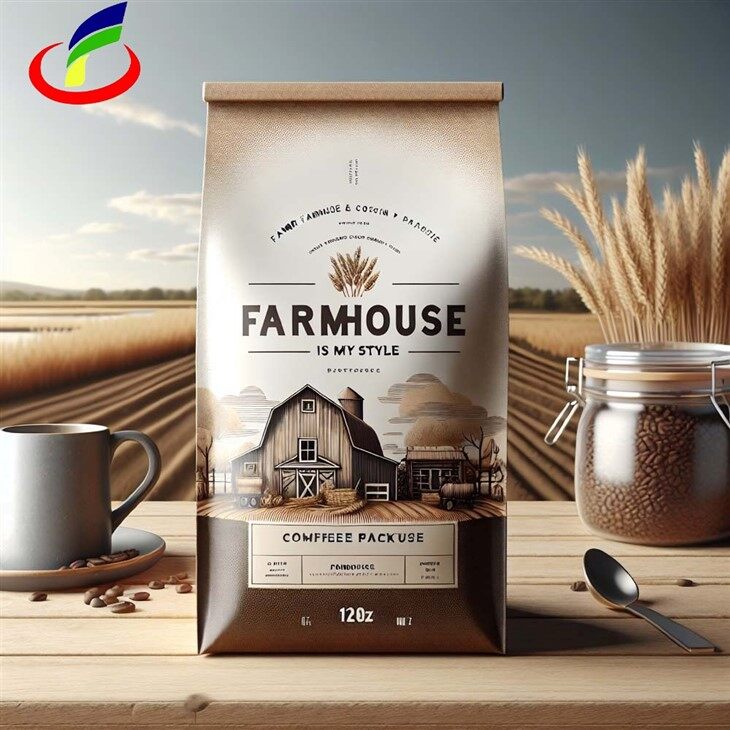 Kraft Coffee Bags With Valve high quality