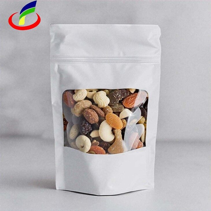 Kraft Stand Up Pouches With Window factory