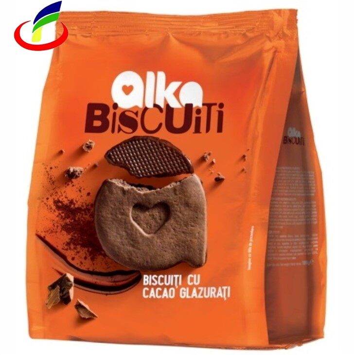 Quad Seal Kraft Box Pouch high quality