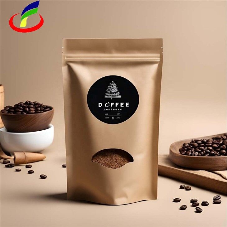 Resealable Kraft Bags With Window high quality