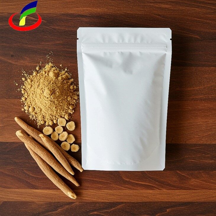 White Kraft Stand Up Pouch factory