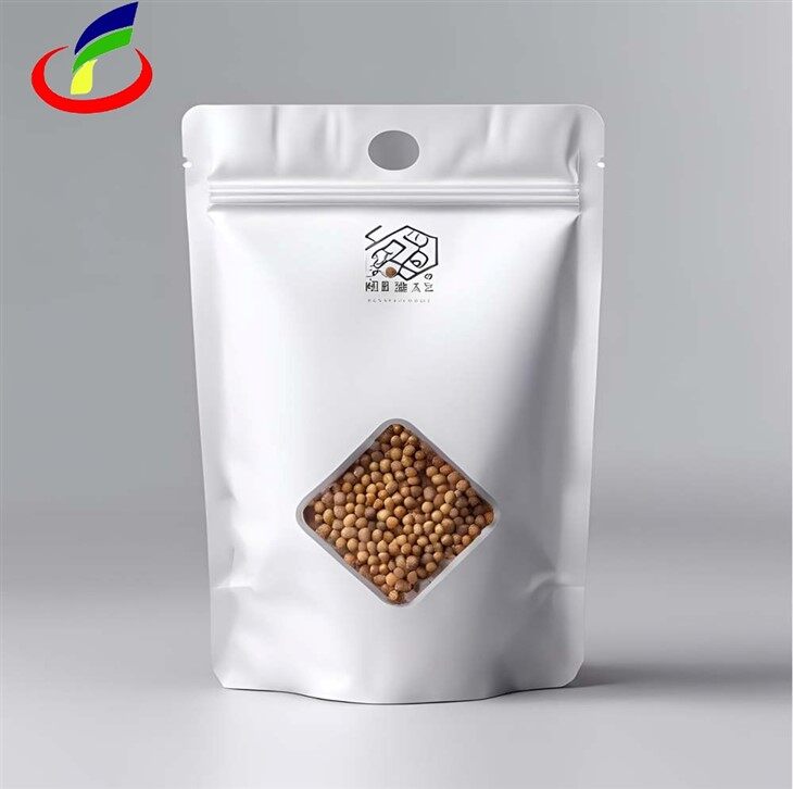 White Stand Up Pouch With Window high quality