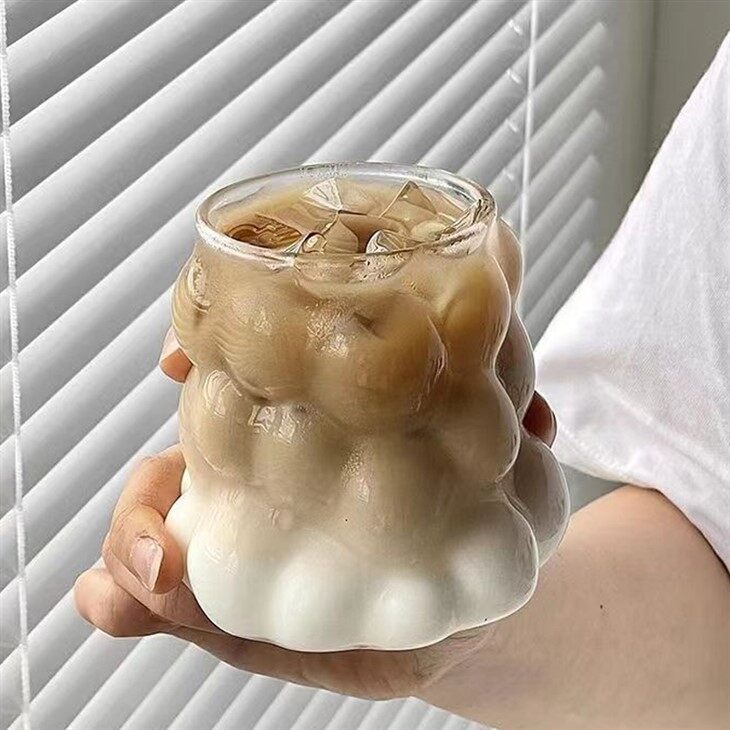 Grape Shaped High Borosilicate Glass Cup factory