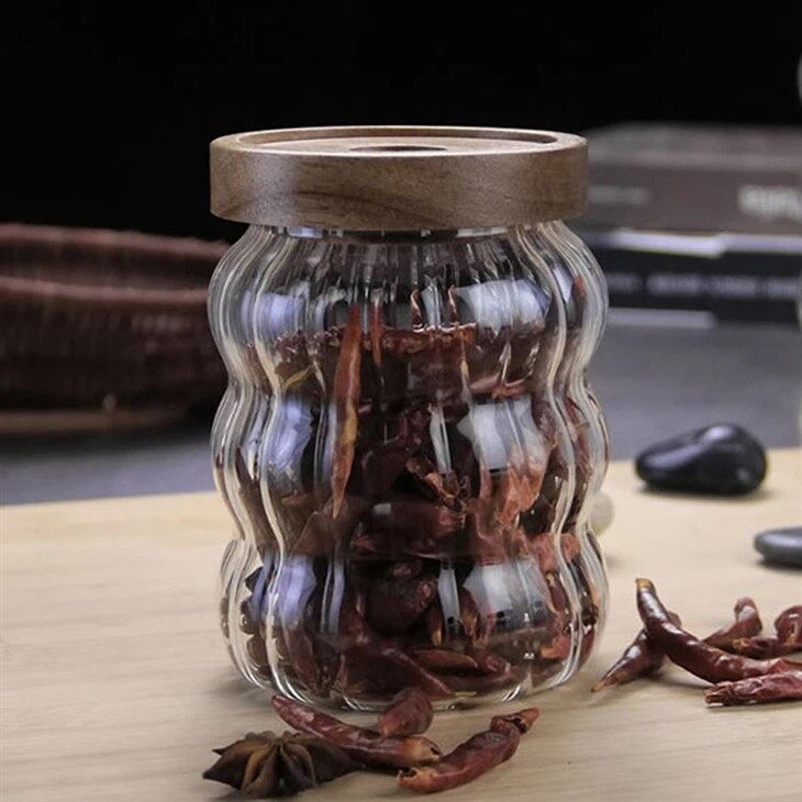 Kitchen Borosilicate Storage Jars factory