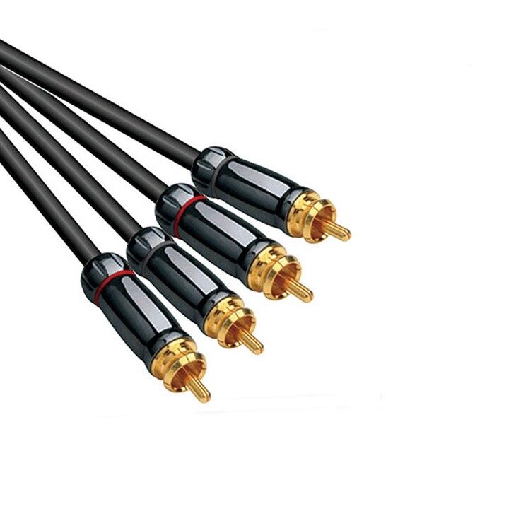 Gold Plated 2RCA Cable factory