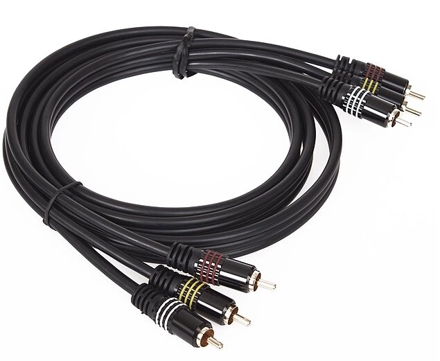 Gold Plated 3RCA Cable high quality
