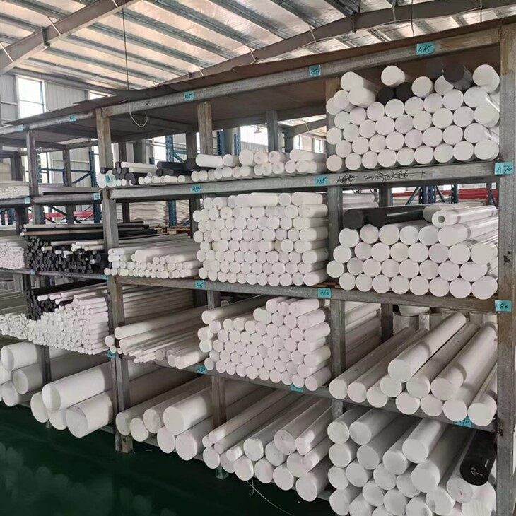 PTFE Rod Natual White Bar Teflon Rod Cut Size high quality